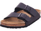 Birkenstock Herren Hausschuh Tieffußbett in schwarz