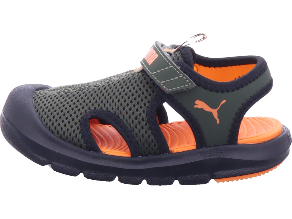 Puma Jungen Sandalette Fun Racersandal Mesh in grün