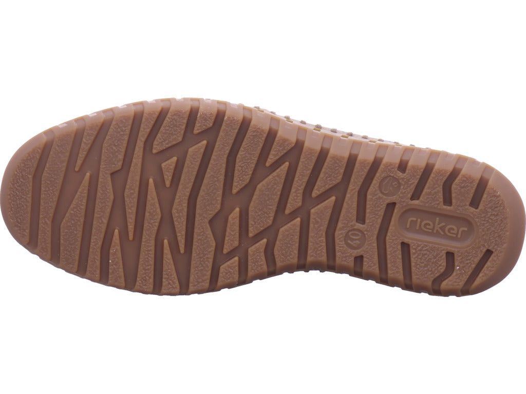 Rieker Herren Slipper Fsk Herren Halbschuhe in braun