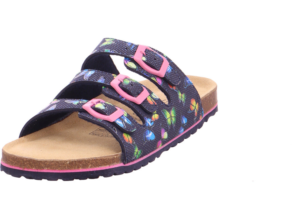 indigo   Tieffussbett Pantoletten in blau