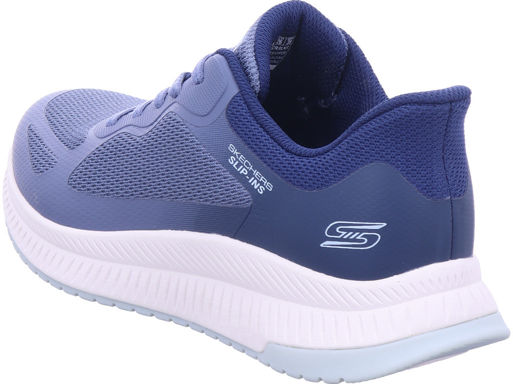 Dámské pantofle SKECHERS v modré barvě