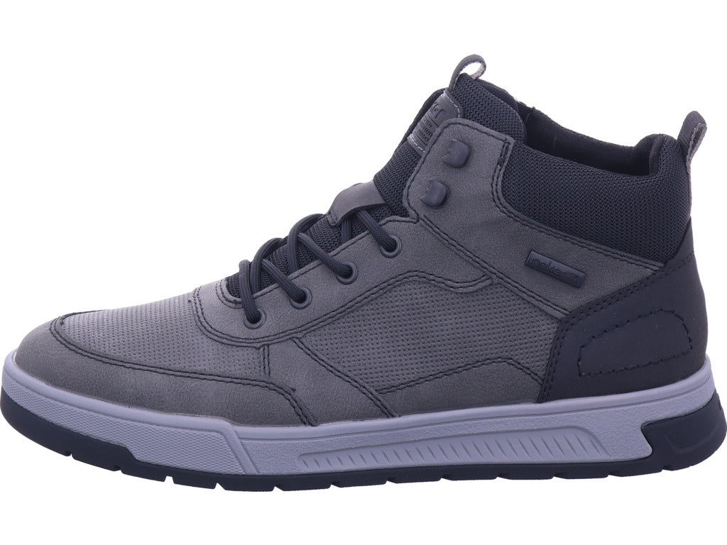 Rieker men's lace-up boots Hwk men's boots in grey