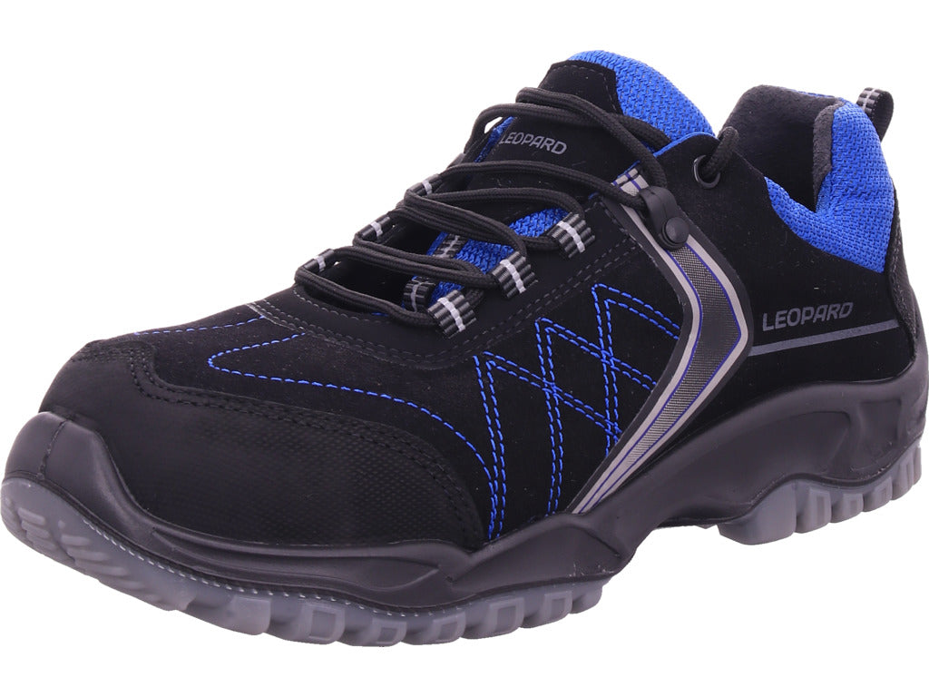 Leopard Men's Work Shoe Safety Shoe Gel S3 in black