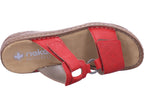 Rieker Damen Pantolette Fsk Damen Sandalen in rot