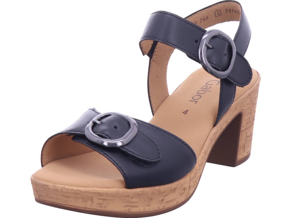 Gabor Damen Sandalette  in schwarz