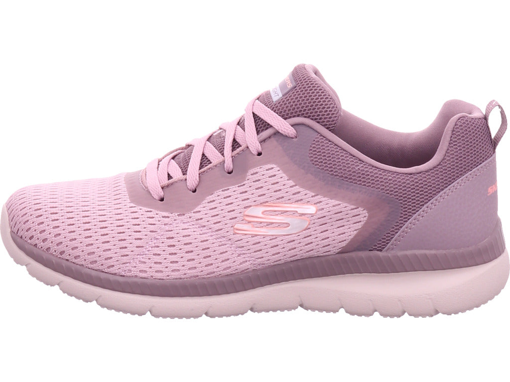 SKECHERS Damen Sportschuh Engineered Mesh Lace-Up W/ Mem in rot