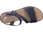Rieker Damen Sandalette Fsk Damen Sandalen in schwarz