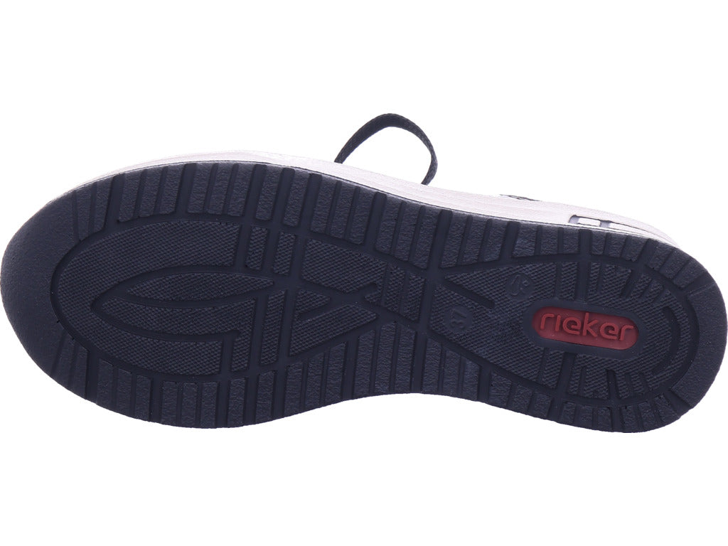 Rieker women's Hwk women's low shoes in black