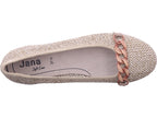 Jana Damen Ballerina M2217144 in braun