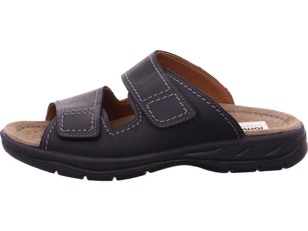 Jomos Herren Pantolette  in schwarz
