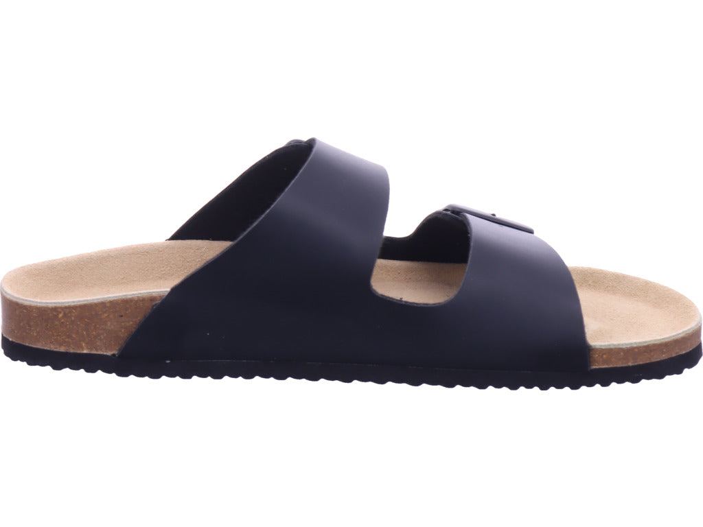 supremo Herren Pantoffel  in schwarz