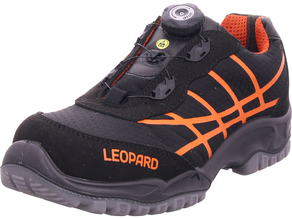 Leopard Herren Arbeitsschuh S1 in schwarz