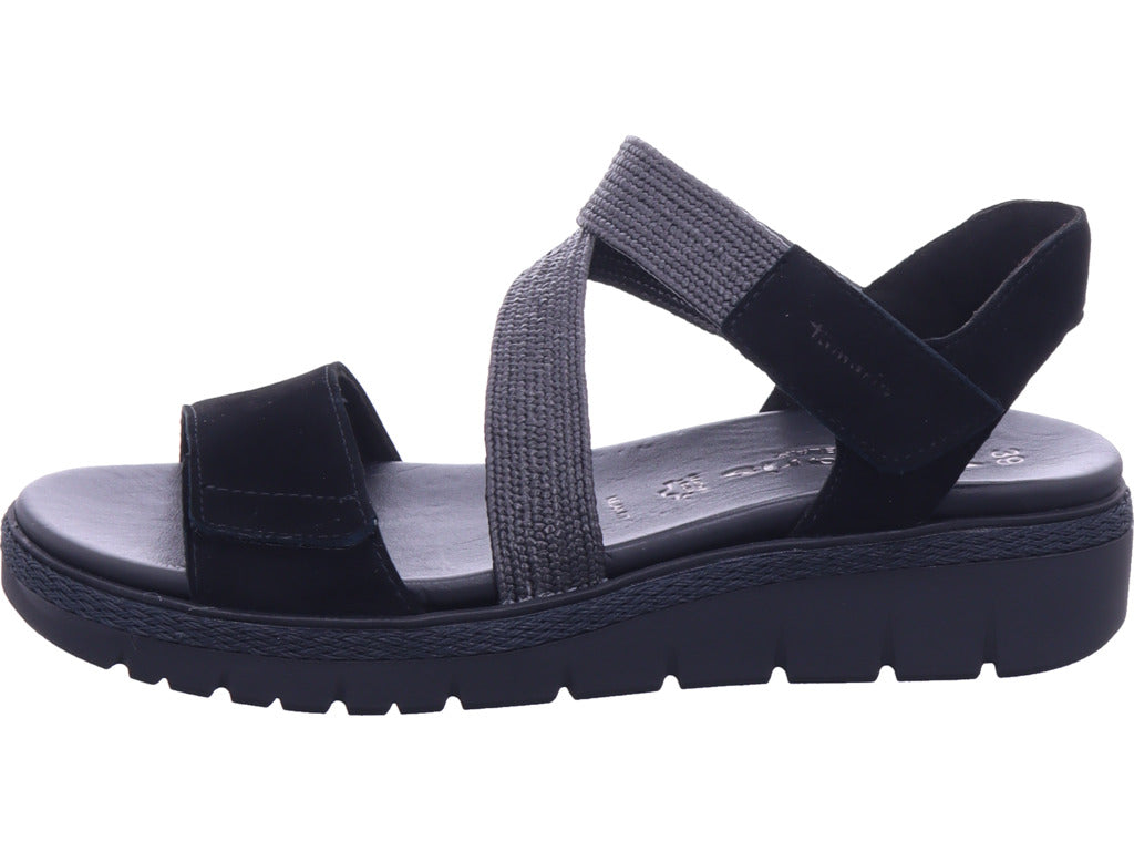 Tamaris Damen Sandalette  in schwarz