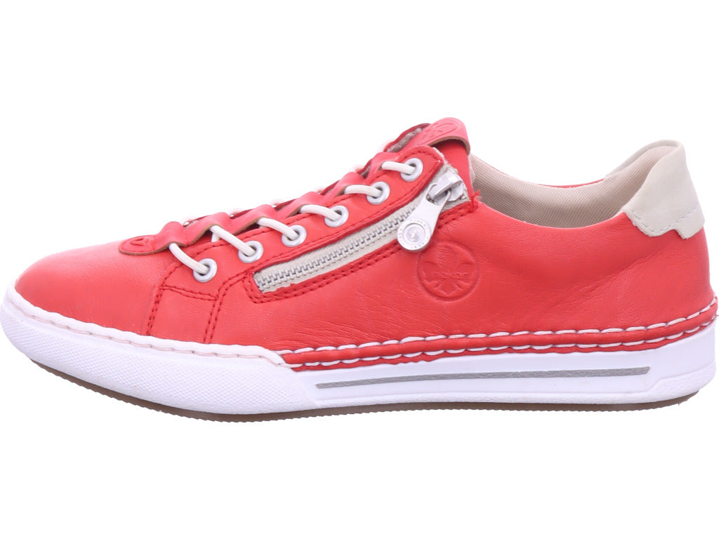 Rieker Damen Slipper  in rot