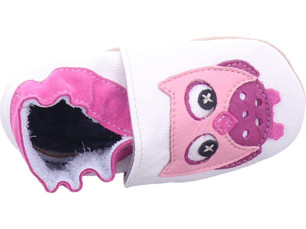 Beck Gymnas Mädchen Hausschuh  in weiß