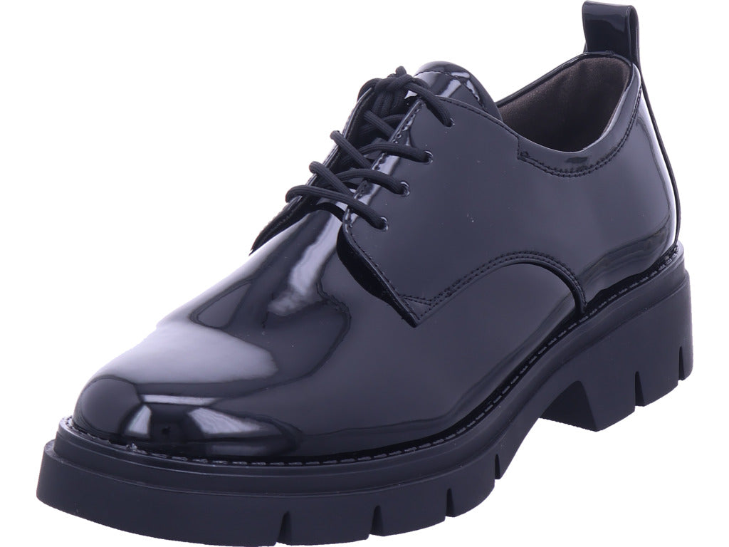 Tamaris women's lace-up shoes in black