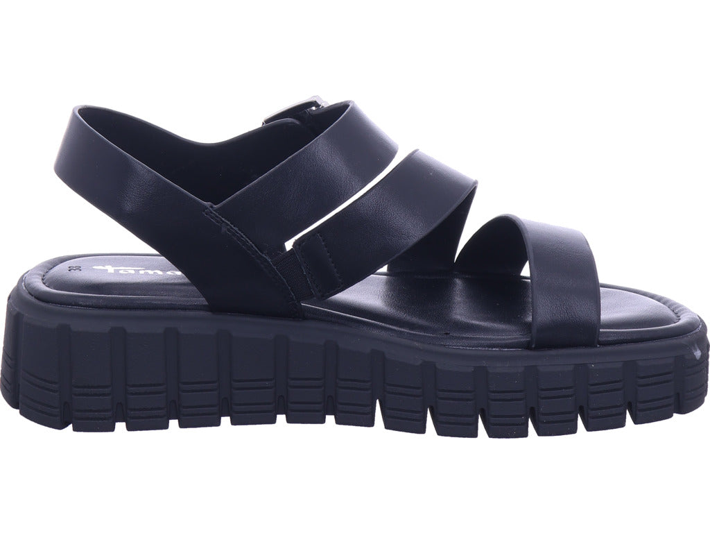 Tamaris Damen Sandalette  in schwarz