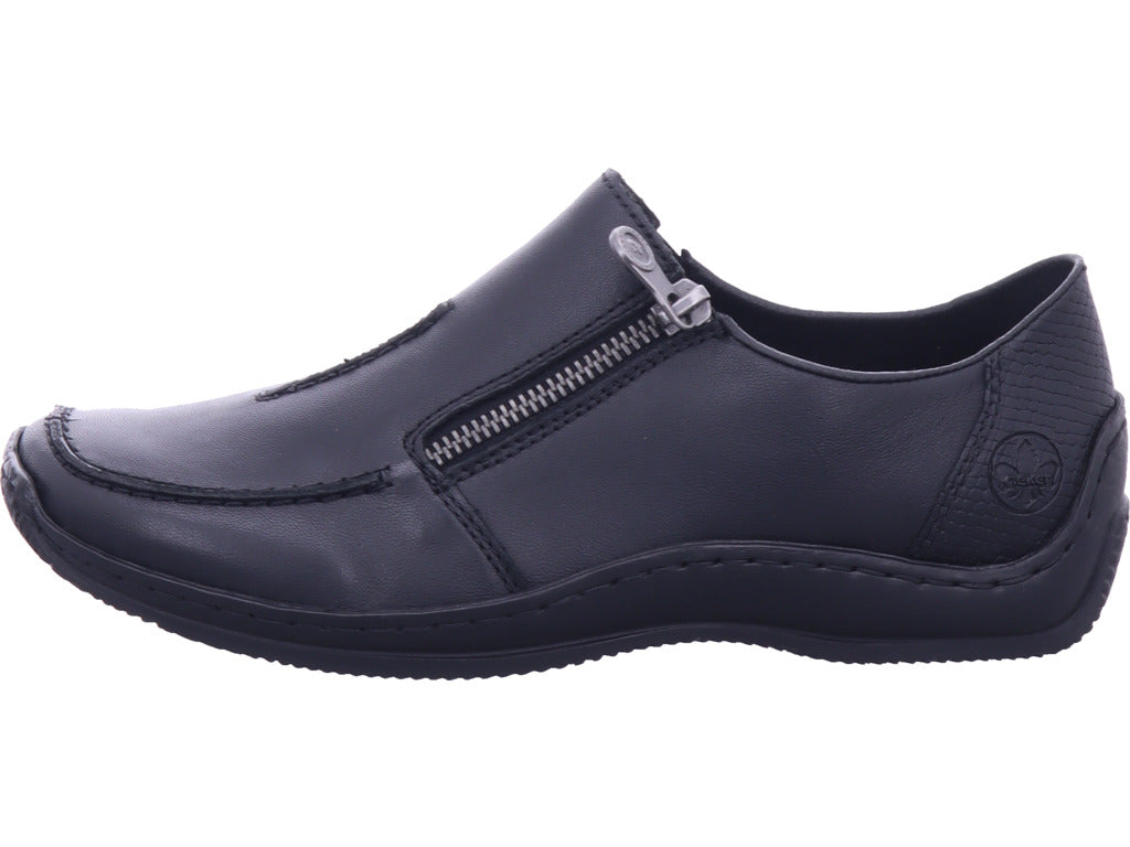 Rieker Damen Slipper Fsk Damen Halbschuhe in schwarz