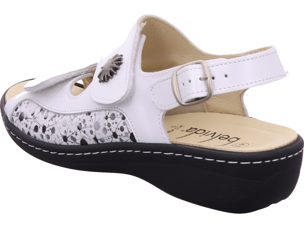 portina Damen Sandalette  in weiß