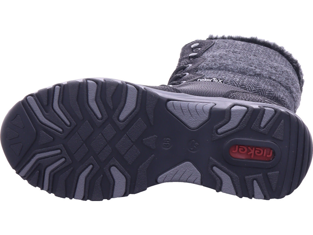 Rieker Damen Stiefelette Hwk Damen Stiefel in schwarz