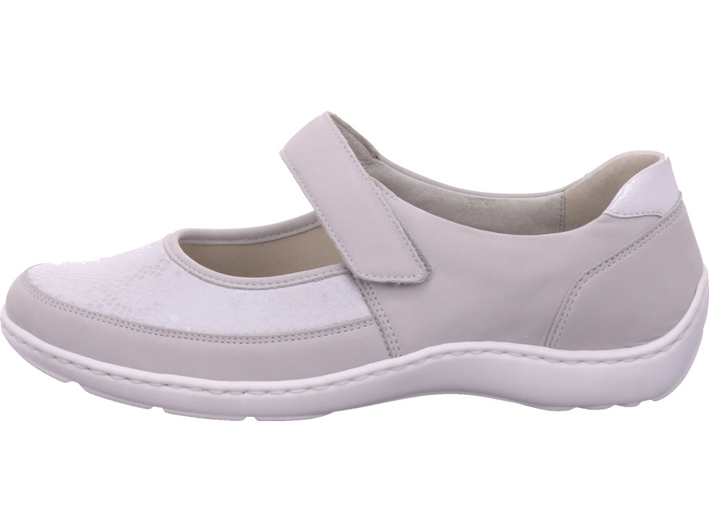 Waldläufer Damen Slipper  in grau