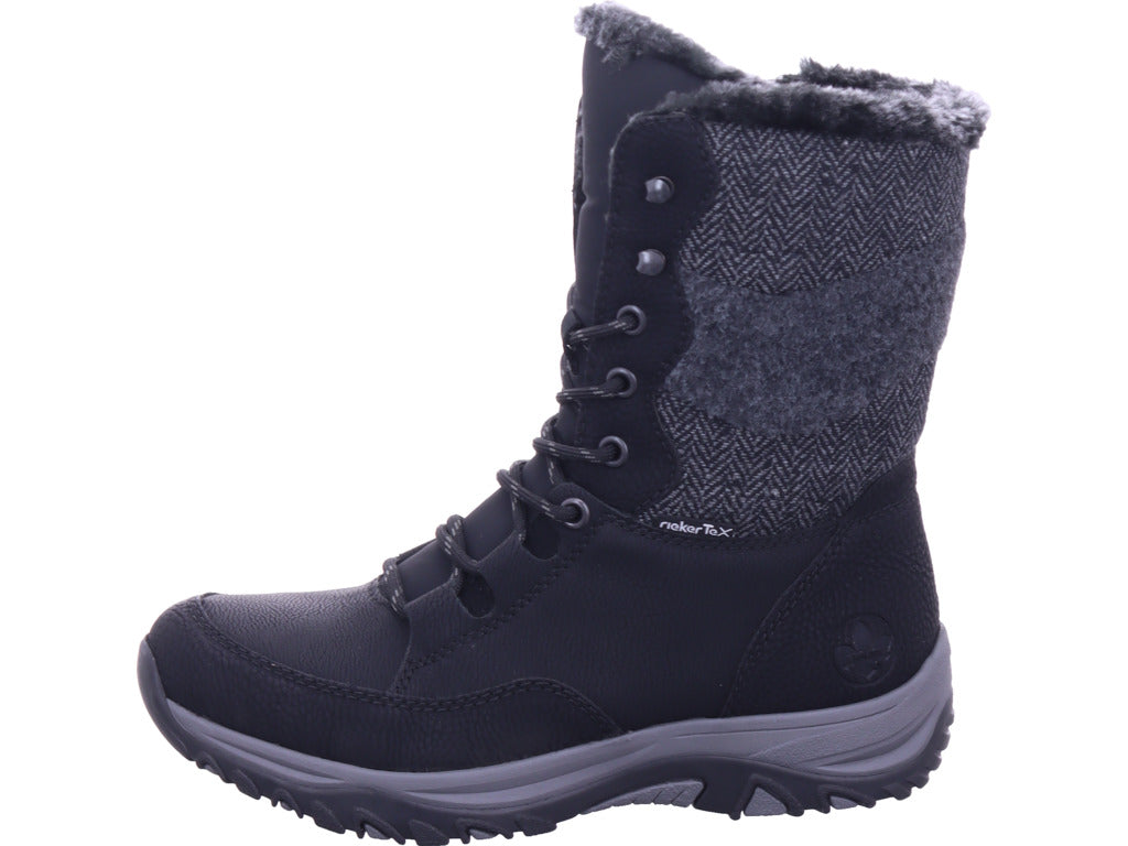 Rieker Damen Stiefelette Hwk Damen Stiefel in schwarz