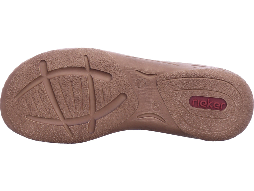 Rieker Damen Pantolette Fsk Damen Sandalen in rot