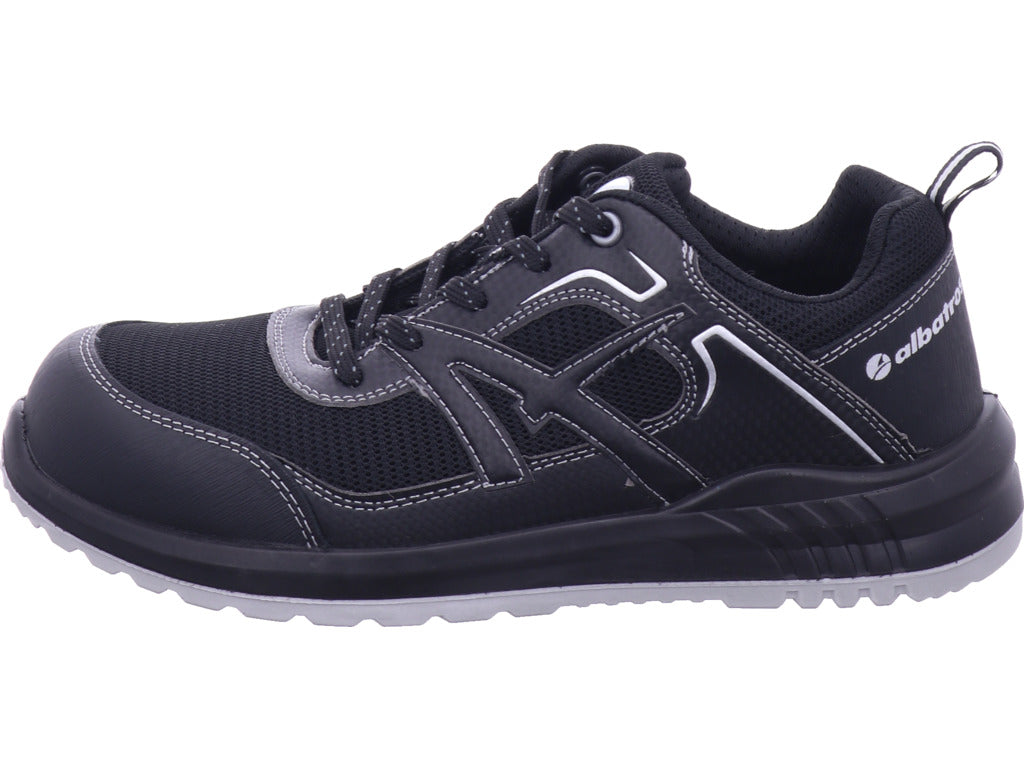 Albatros Herren Arbeitsschuh Rider Low S1P Esd Src in schwarz