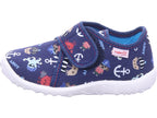 Superfit Jungen Hausschuh Spotty in blau