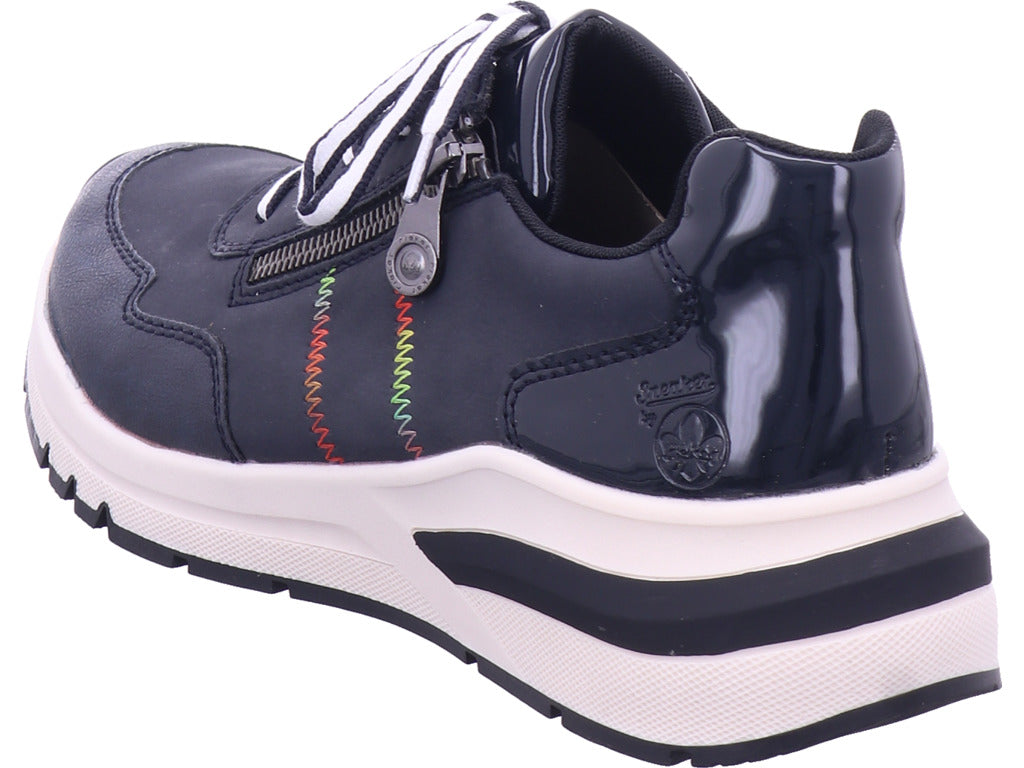 Rieker Damen Sneaker Fsk Damen Halbschuhe in blau