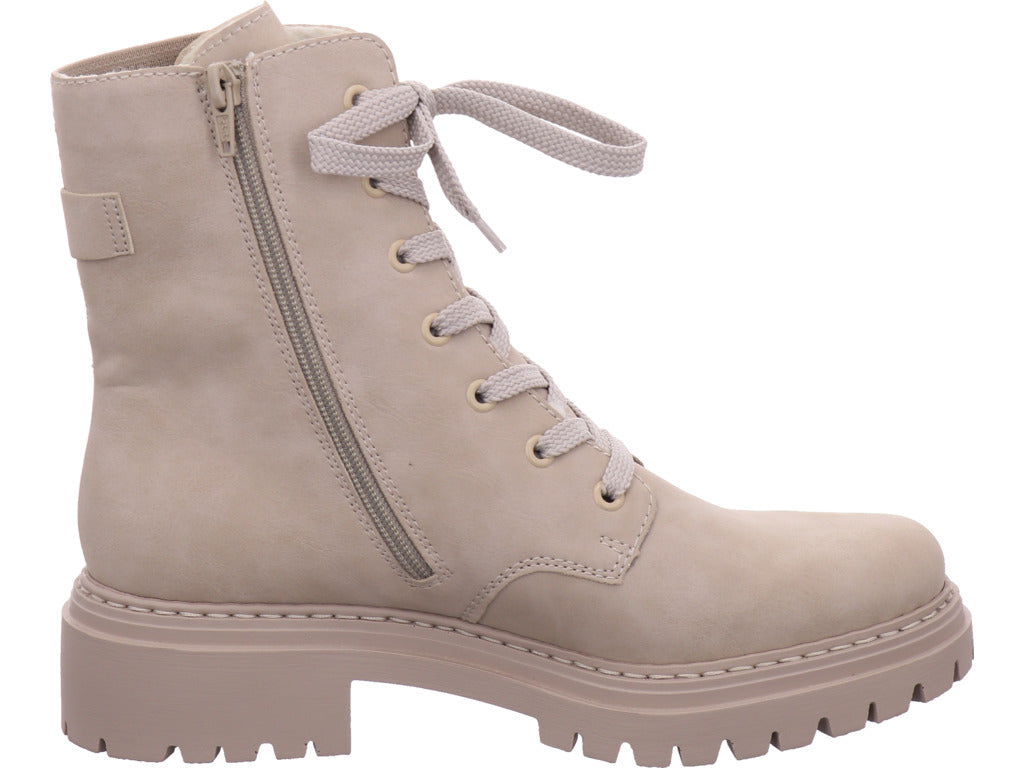 Rieker Damen Stiefelette Hwk Damen Stiefel in beige