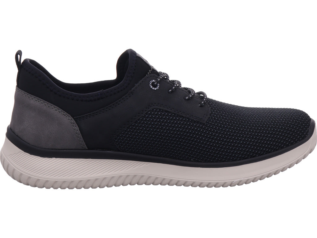 Rieker Herren Slipper  in schwarz