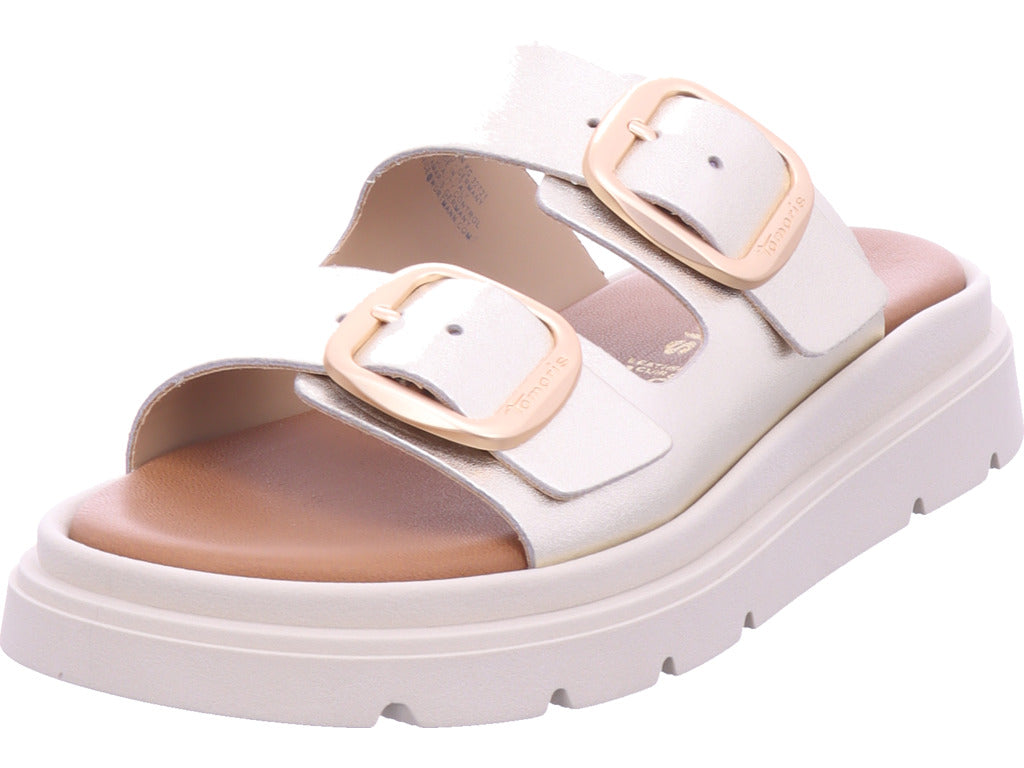 Tamaris Damen Pantolette  in gold