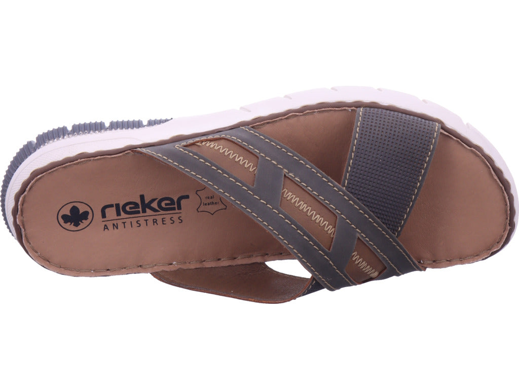 Rieker Herren Pantoffel  in braun