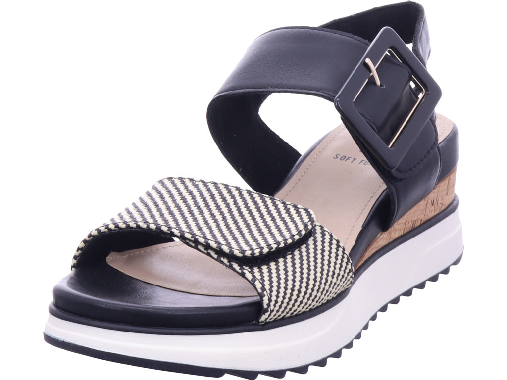 s.Oliver Damen Sandalette  in schwarz