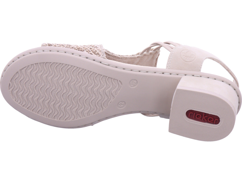 Rieker Damen  Fsk Damen Sandalen in beige