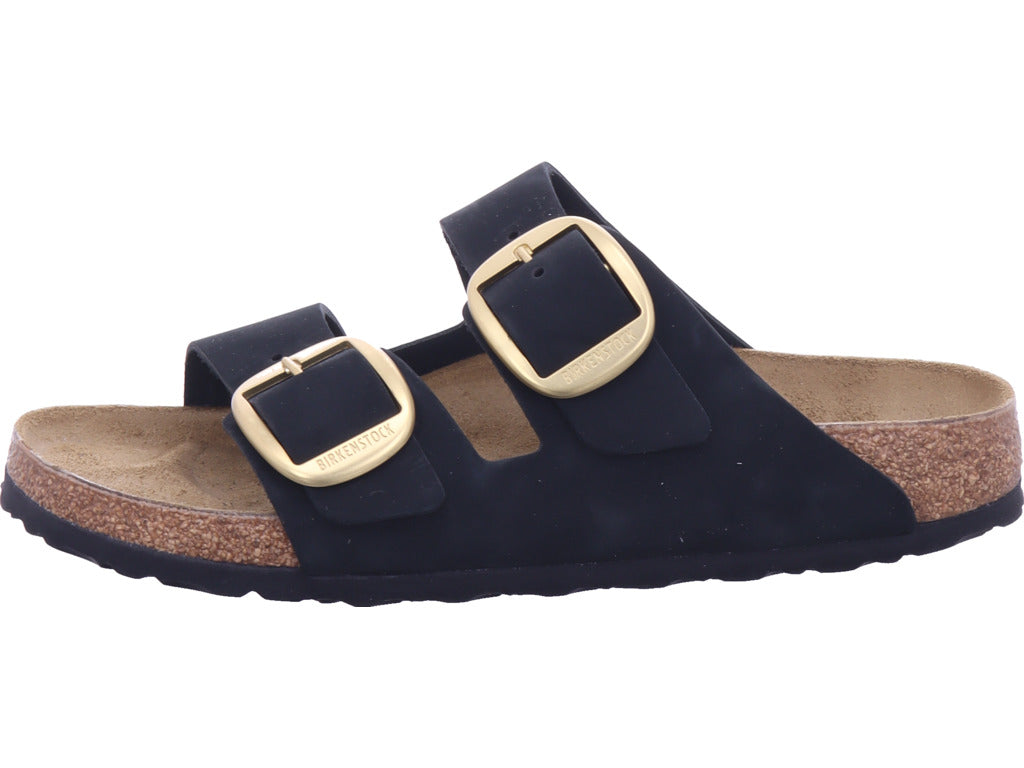 Birkenstock women's slippers Arizona Big Buckle in black