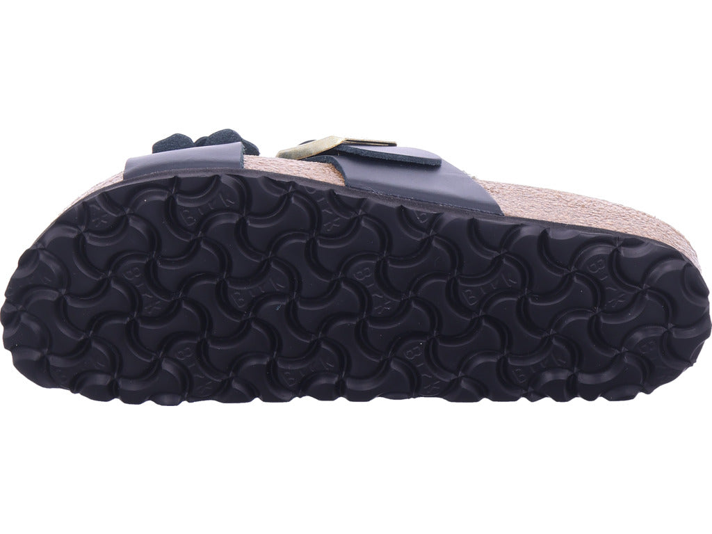 Birkenstock Damen Pantolette Siena Flower Embellishment in schwarz