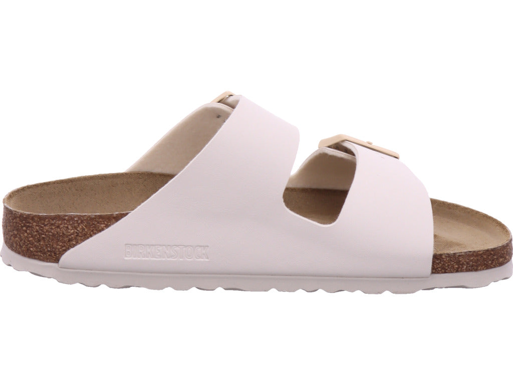 Birkenstock women's Arizona Birko Flor in white