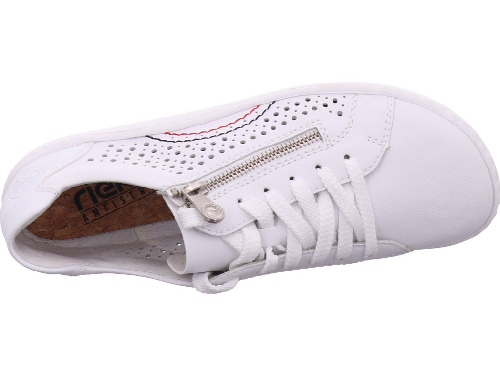 Rieker Damen Sneaker Fsk Damen Halbschuhe in weiß