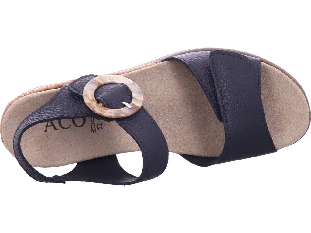 aco Damen Sandalette  in schwarz
