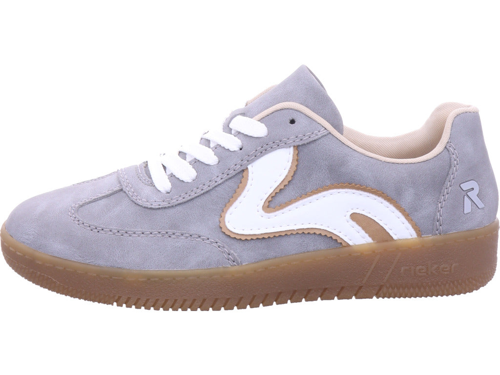 Rieker Damen Sneaker Fsk Damen Halbschuhe in grau