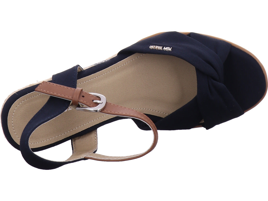 Tom Tailor Damen Sandalette  in blau
