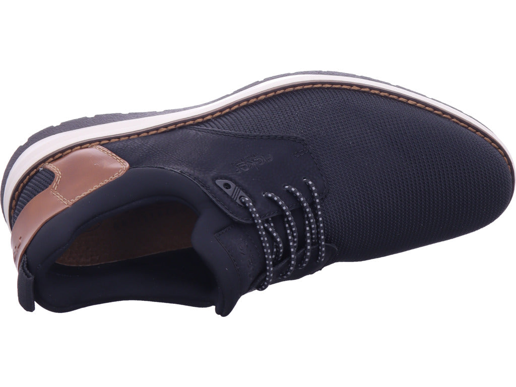 Rieker Herren Slipper Hwk Herren Halbschuhe in schwarz