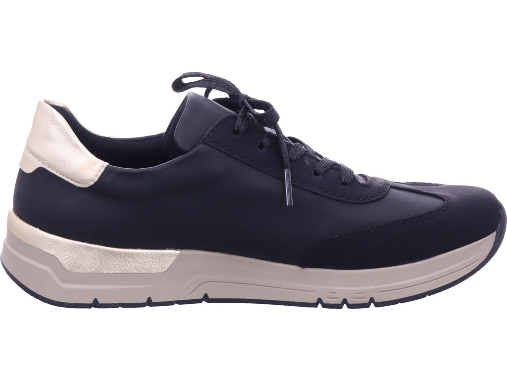 Rieker women's Hwk women's low shoes in black