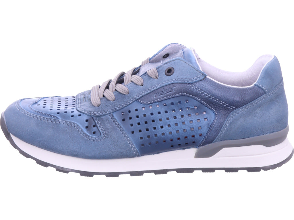 Rieker Herren Halbschuh Fsk Herren Halbschuhe in blau