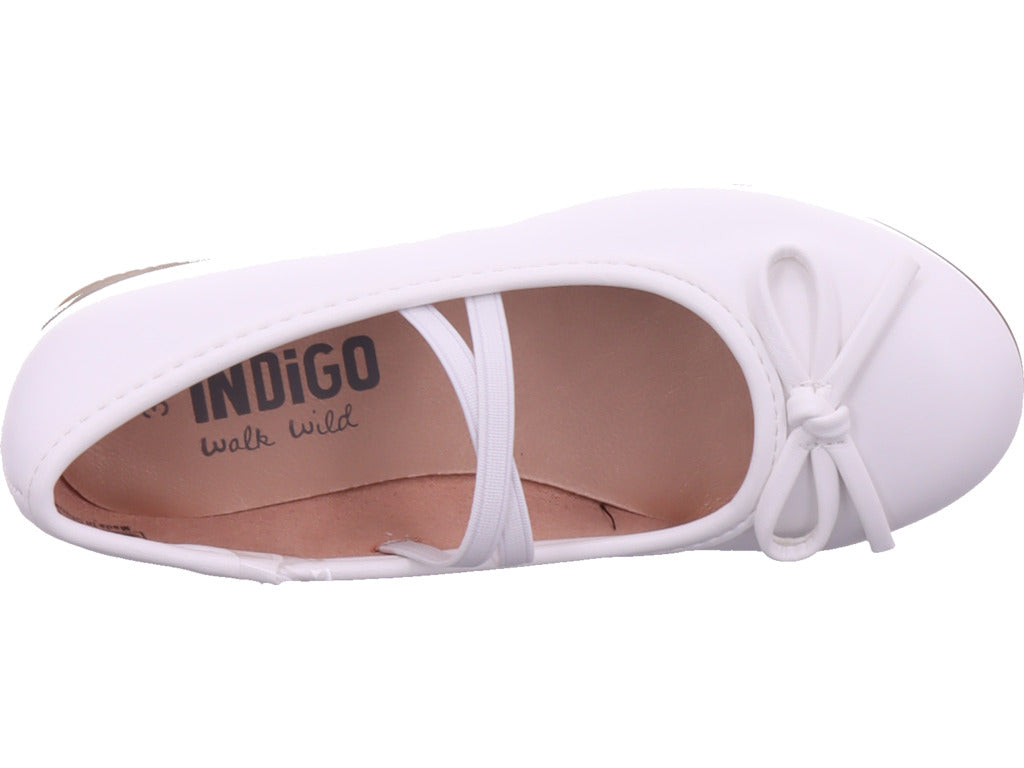 Planet Footwear Mädchen Ballerina  in weiß