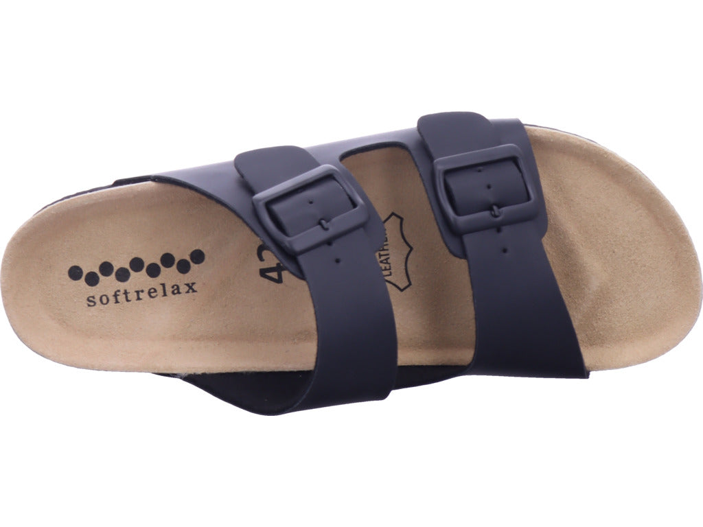 supremo Herren Pantoffel  in schwarz