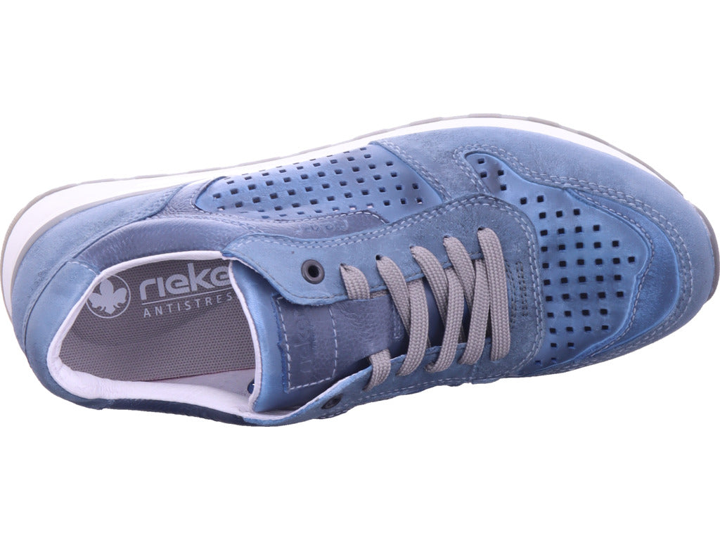 Rieker Herren Halbschuh Fsk Herren Halbschuhe in blau
