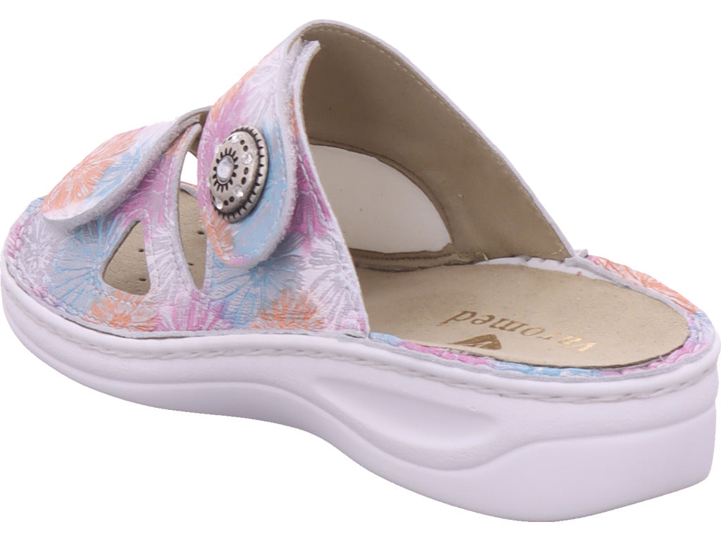 Varomed Damen Pantolette  in weiß